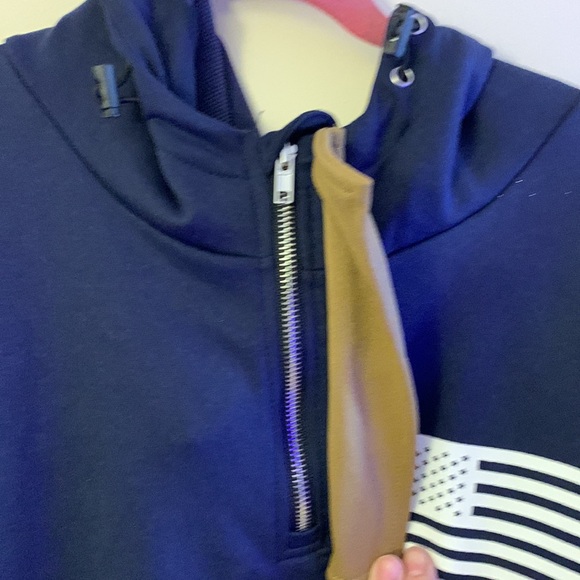 Patriotic Half zip Hoodie - Picture 3 of 6